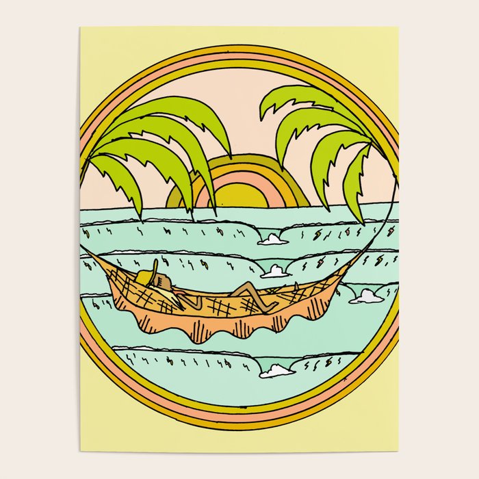 peaceful hammock life Poster Gallery Image 1