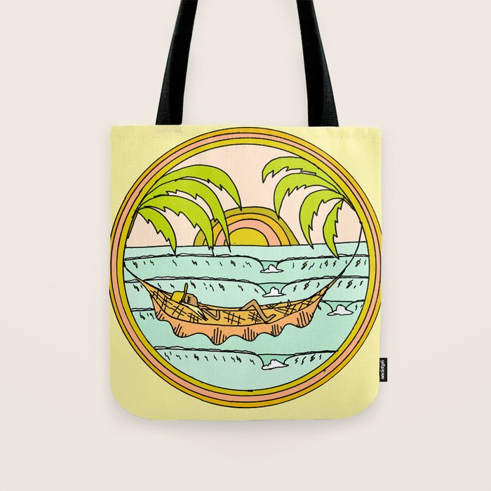 peaceful hammock life Tote Bag Gallery Image 1