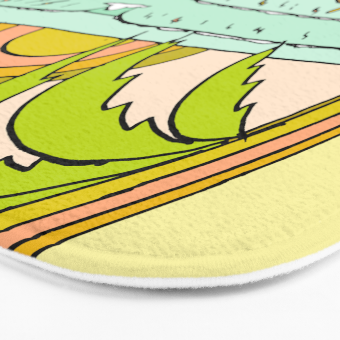 peaceful hammock life Bath Mat Gallery Image 3
