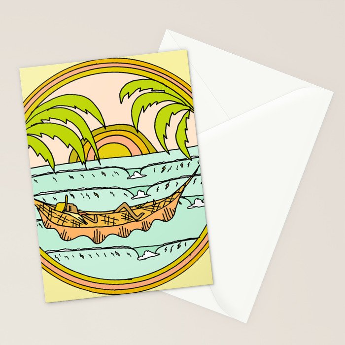 peaceful hammock life Stationery Card Gallery Image 2