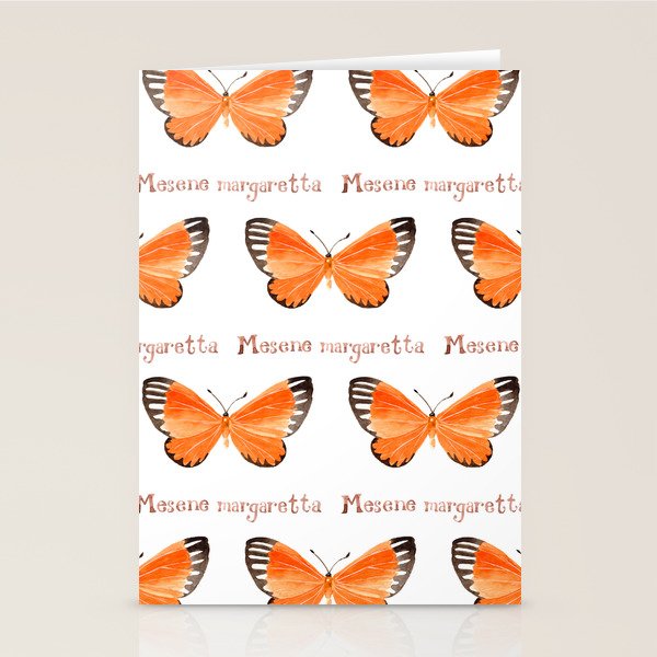 Butterfly - Mesene margaretta Stationery Card Gallery Image 1