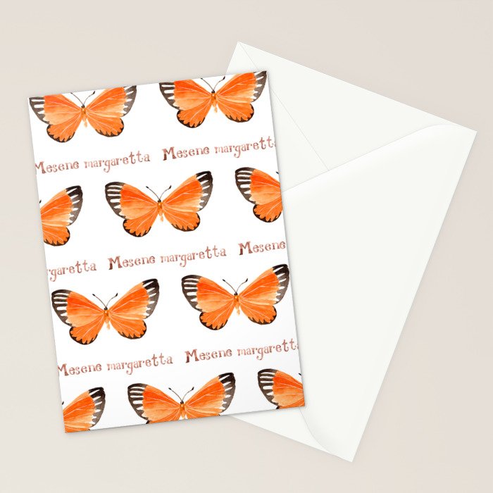 Butterfly - Mesene margaretta Stationery Card Gallery Image 2