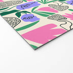 Spring Morels and Flowers Pattern Welcome Mat Gallery Image 2