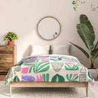 Spring Morels and Flowers Pattern Comforter Gallery Image 3