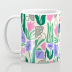 Spring Morels and Flowers Pattern Coffee Mug Gallery Image 3