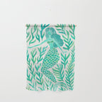 Kelp Forest Mermaid - Mint Palette Wall Hanging Gallery Image 1