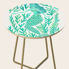 Kelp Forest Mermaid - Mint Palette Side Table Gallery Image 2