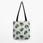 Cat and Plant Pattern 3 Tote Bag Gallery Image 2