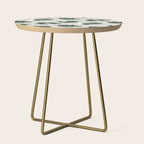 Cat and Plant Pattern 3 Side Table Gallery Image 1