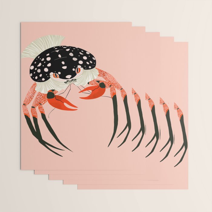 Vivid Crab Wrapping Paper Gallery Image 3