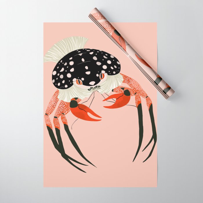 Vivid Crab Wrapping Paper Gallery Image 1