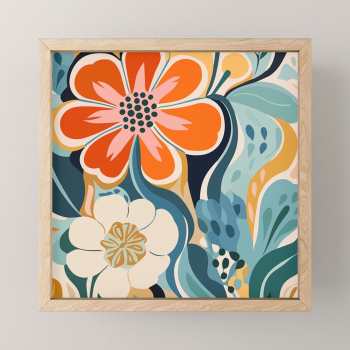 Austin Flower Market Print Mini Art Print Gallery Image 1