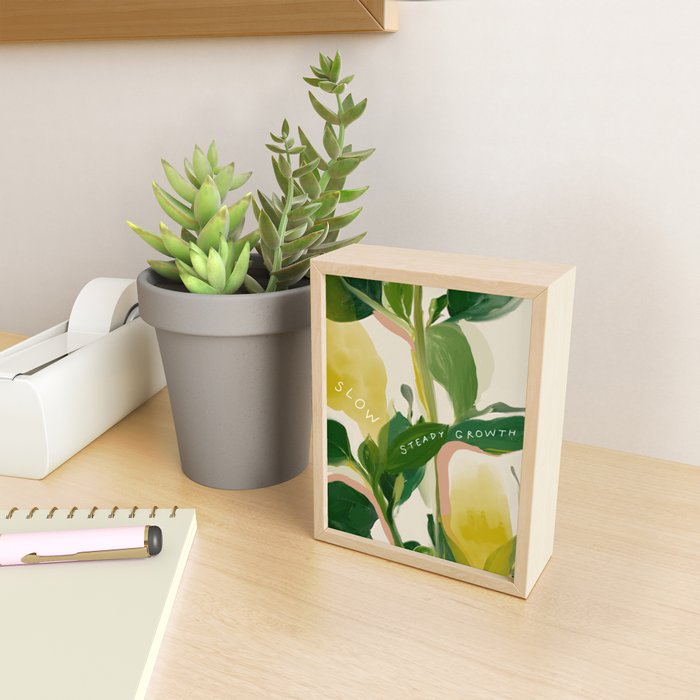 Slow Steady Growth Mini Art Print Gallery Image 2