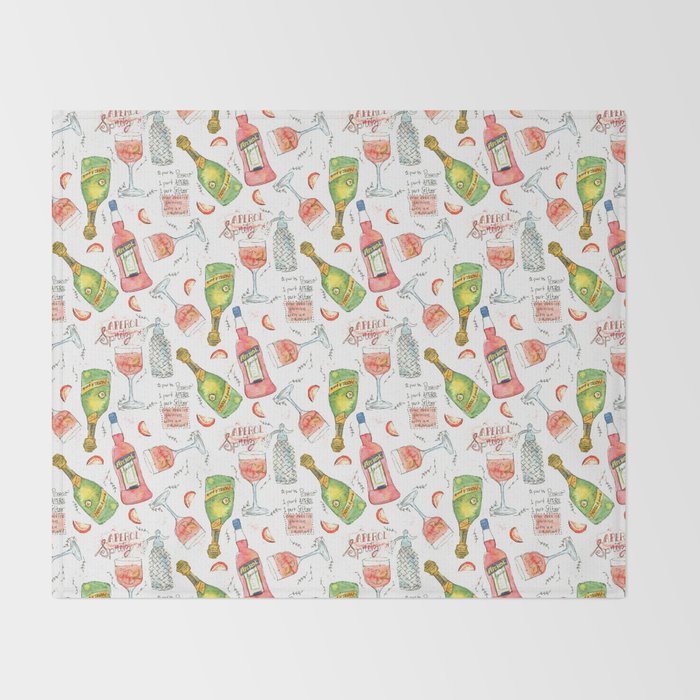 Italian Spritz Throw Blanket Gallery Image 2
