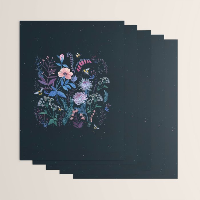 Bees Garden Wrapping Paper Gallery Image 3