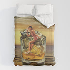 Roxanne on the rocks - Whiskey sunset Duvet Cover Gallery Image 6