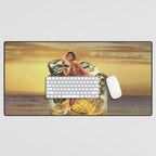 Roxanne on the rocks - Whiskey sunset Desk Mat Gallery Image 1