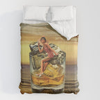 Roxanne on the rocks - Whiskey sunset Comforter Gallery Image 6