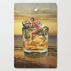 Roxanne on the rocks - Whiskey sunset Cutting Board Gallery Image 1