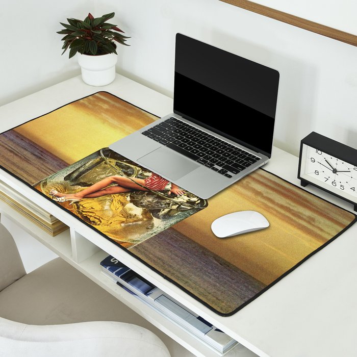Roxanne on the rocks - Whiskey sunset Desk Mat Gallery Image 2