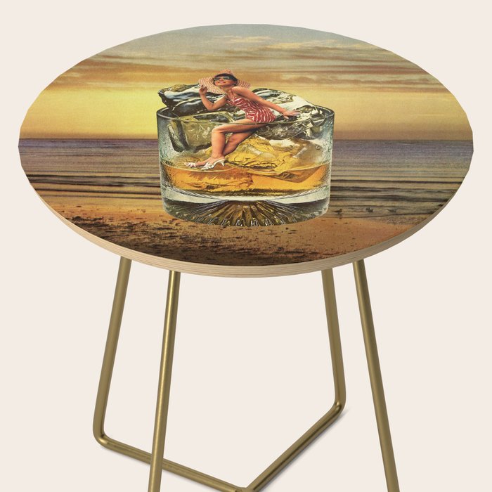 Roxanne on the rocks - Whiskey sunset Side Table Gallery Image 2