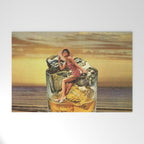 Roxanne on the rocks - Whiskey sunset Welcome Mat Gallery Image 1
