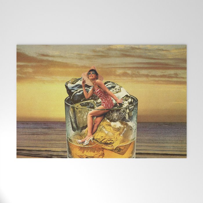 Roxanne on the rocks - Whiskey sunset Welcome Mat Gallery Image 1