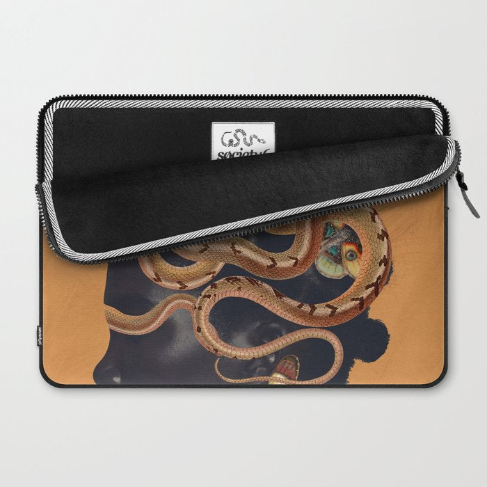Snake and Butterflies Laptop Sleeve Gallery Image 2
