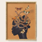 Snake and Butterflies Serving Tray Gallery Image 1