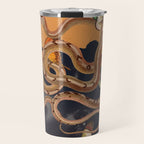 Snake and Butterflies Travel Mug Gallery Image 1