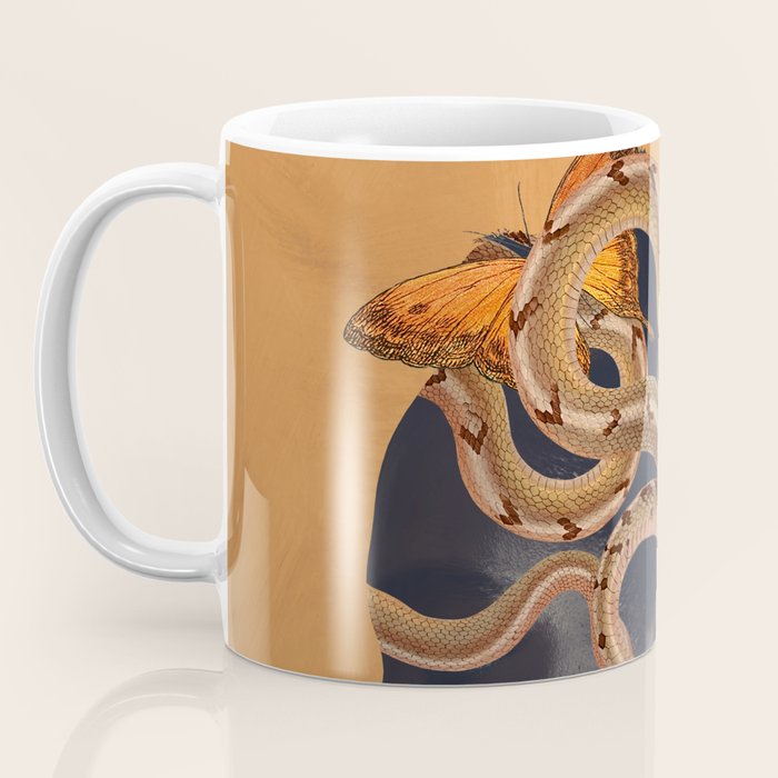 Snake and Butterflies Coffee Mug Gallery Image 3