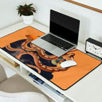 Snake and Butterflies Desk Mat Gallery Image 2