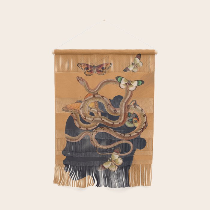 Snake and Butterflies Wall Hanging Gallery Image 1