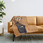 Snake and Butterflies Throw Blanket Gallery Image 1