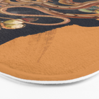 Snake and Butterflies Bath Mat Gallery Image 3