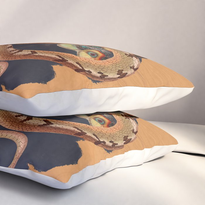 Snake and Butterflies Pillow Sham Gallery Image 3