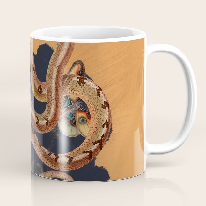 Snake and Butterflies Coffee Mug Gallery Image 1