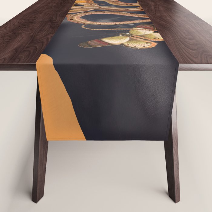 Snake and Butterflies Table Runner Gallery Image 1