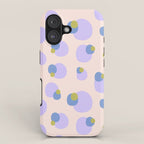 Abstract Lilac Dots iPhone Case Gallery Image 1