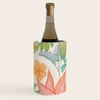 Exotic Tropical Flower Pattern Wine Chiller Gallery Image 1