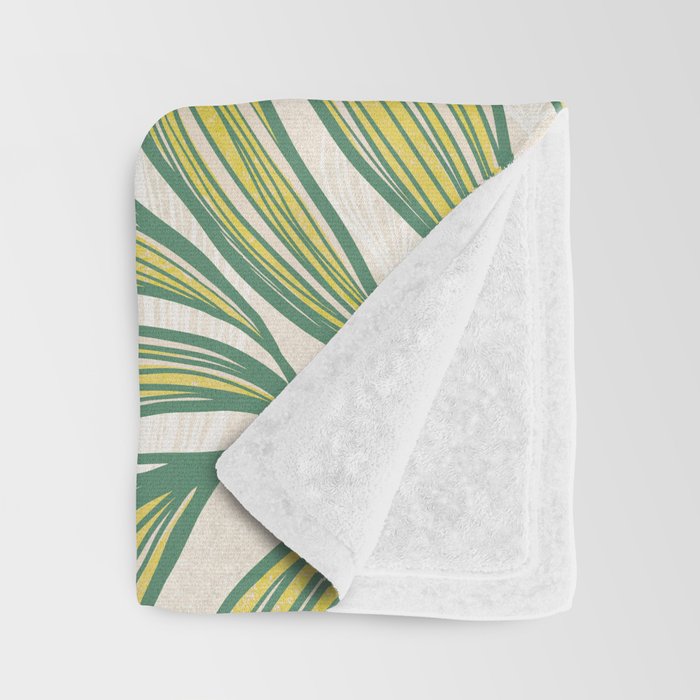 Exotic Tropical Flower Pattern Throw Blanket Gallery Image 3