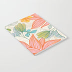 Exotic Tropical Flower Pattern Notebook Gallery Image 2