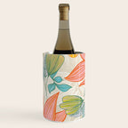 Exotic Tropical Flower Pattern Wine Chiller Gallery Image 3