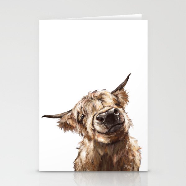 Highland Cow Stationery Card Gallery Image 1
