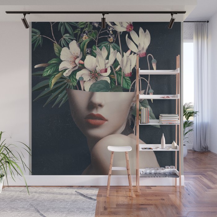 Floral Portrait 35 Wall Mural Gallery Image 1