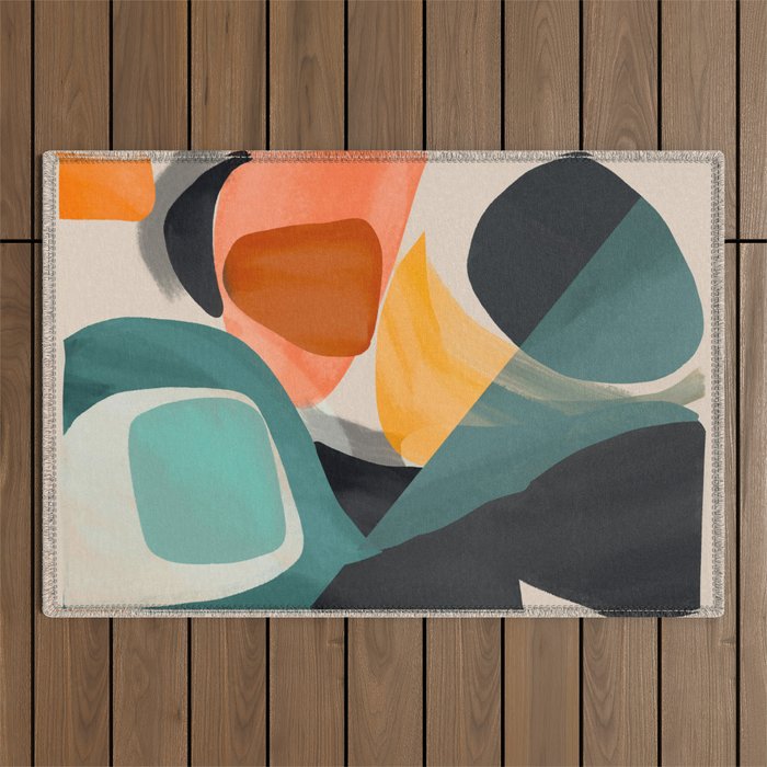 Modern Abstract Art 146 Outdoor Rug Gallery Image 1