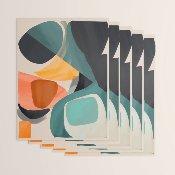 Modern Abstract Art 146 Wrapping Paper Gallery Image 3