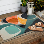 Modern Abstract Art 146 Outdoor Rug Gallery Image 2