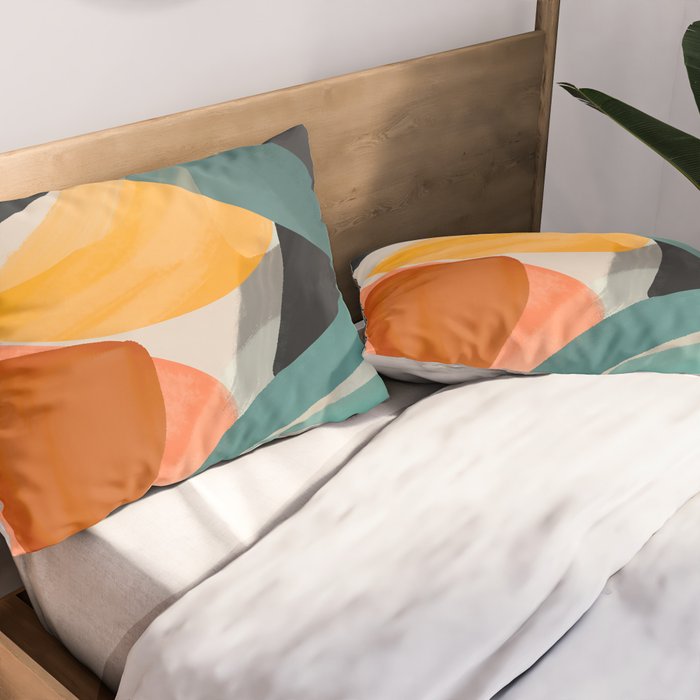 Modern Abstract Art 146 Pillow Sham Gallery Image 2
