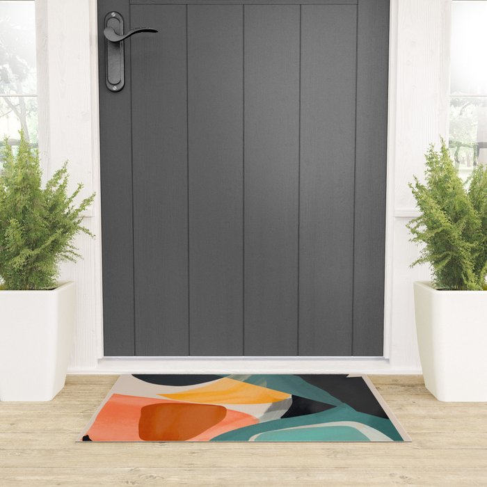 Modern Abstract Art 146 Welcome Mat Gallery Image 3